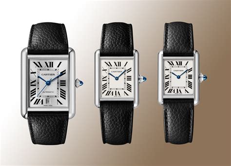 cartier watch sizes